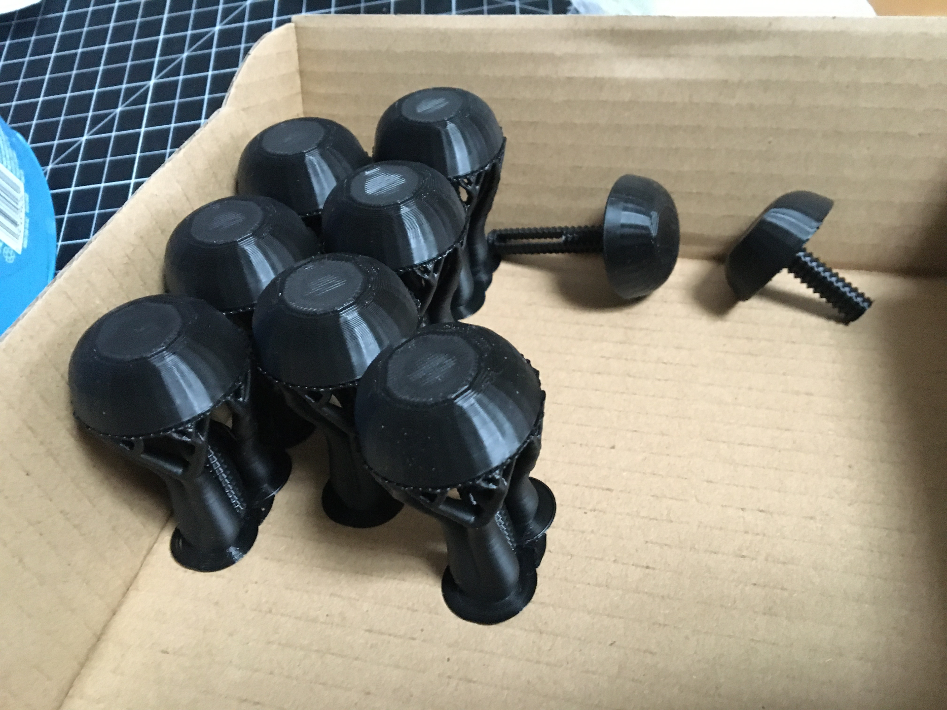Bolt with Rivet-like head for kid size Space ship