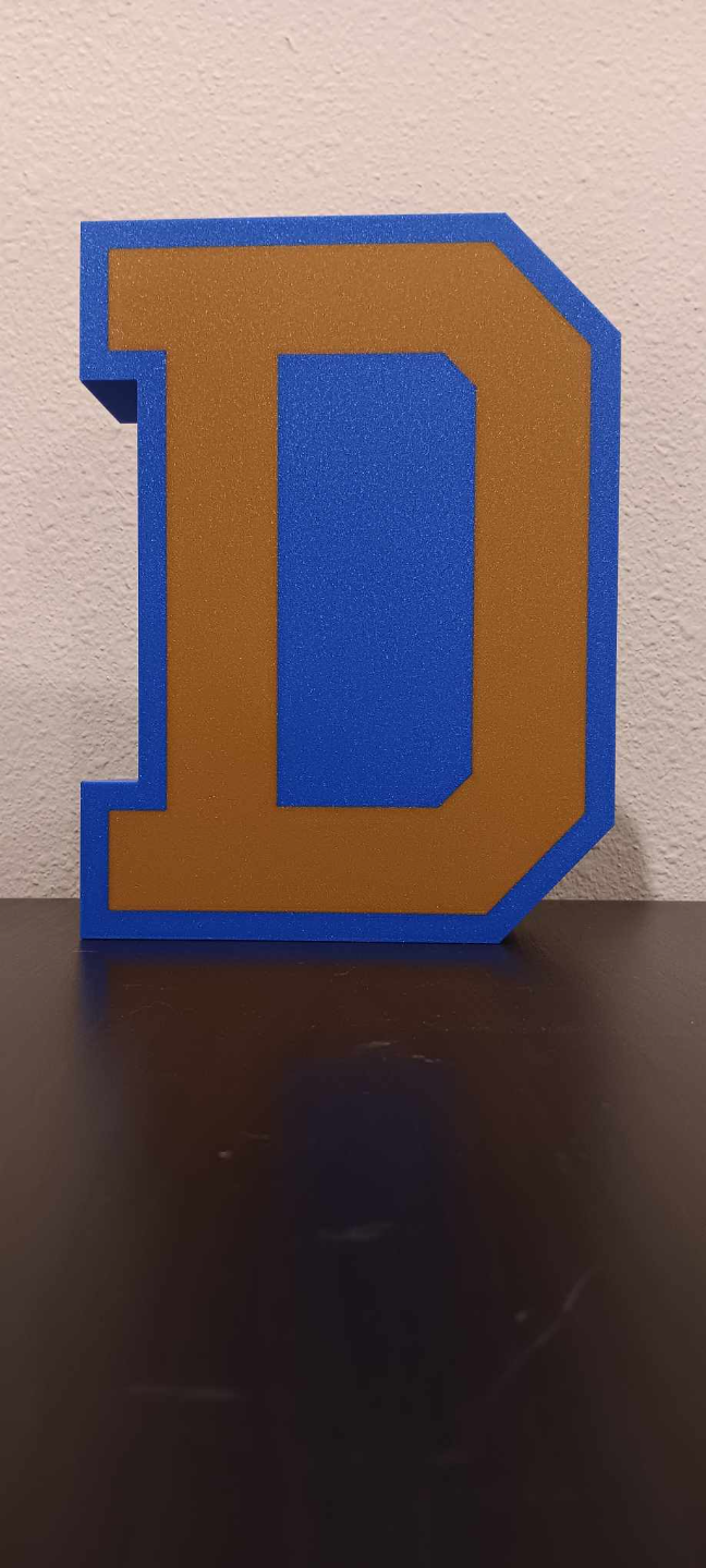 Letter D Piggy Bank