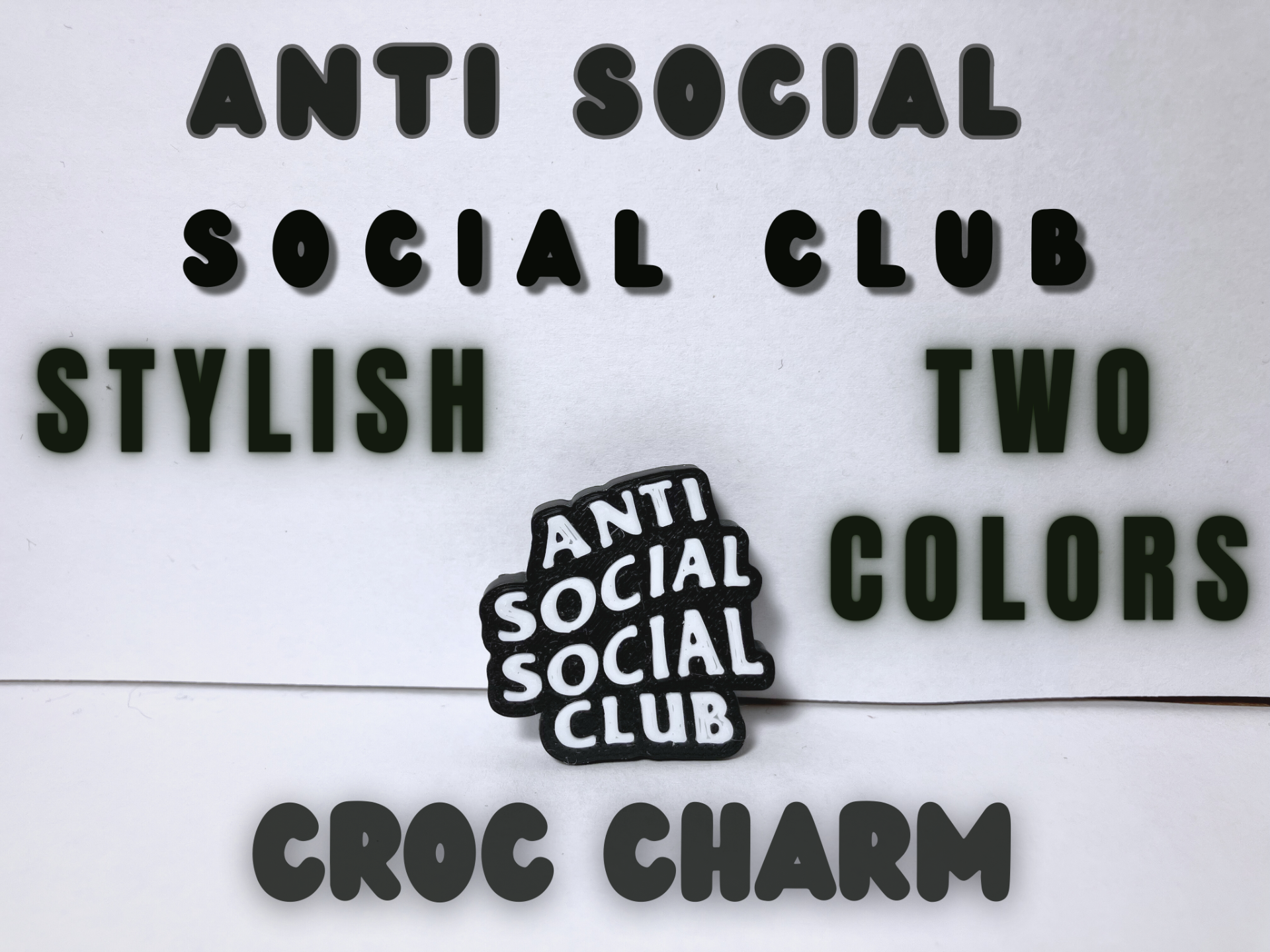 Anti Social Social Club Croc Charm