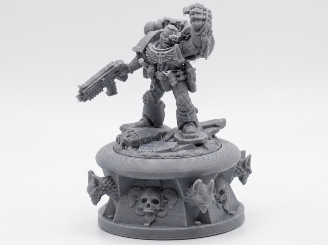 statua Capitano Blood Angels - Terreno