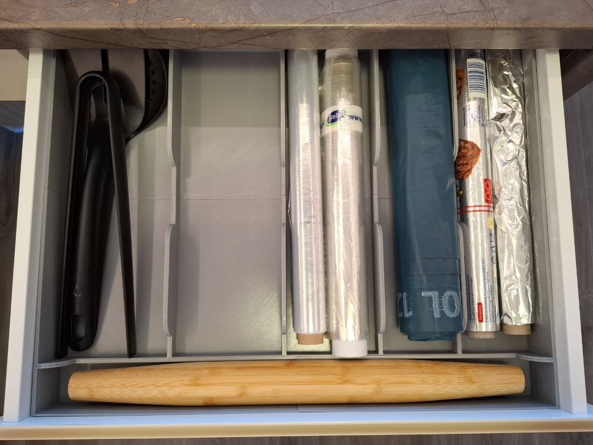 Cutlery set organizer box for long stuff