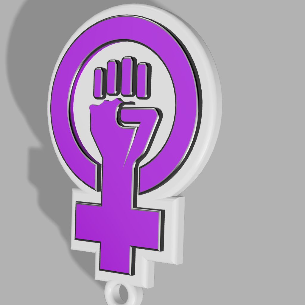 Llavero Woman Power