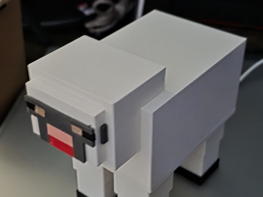 Minecraft Sheep 3D Lightbox