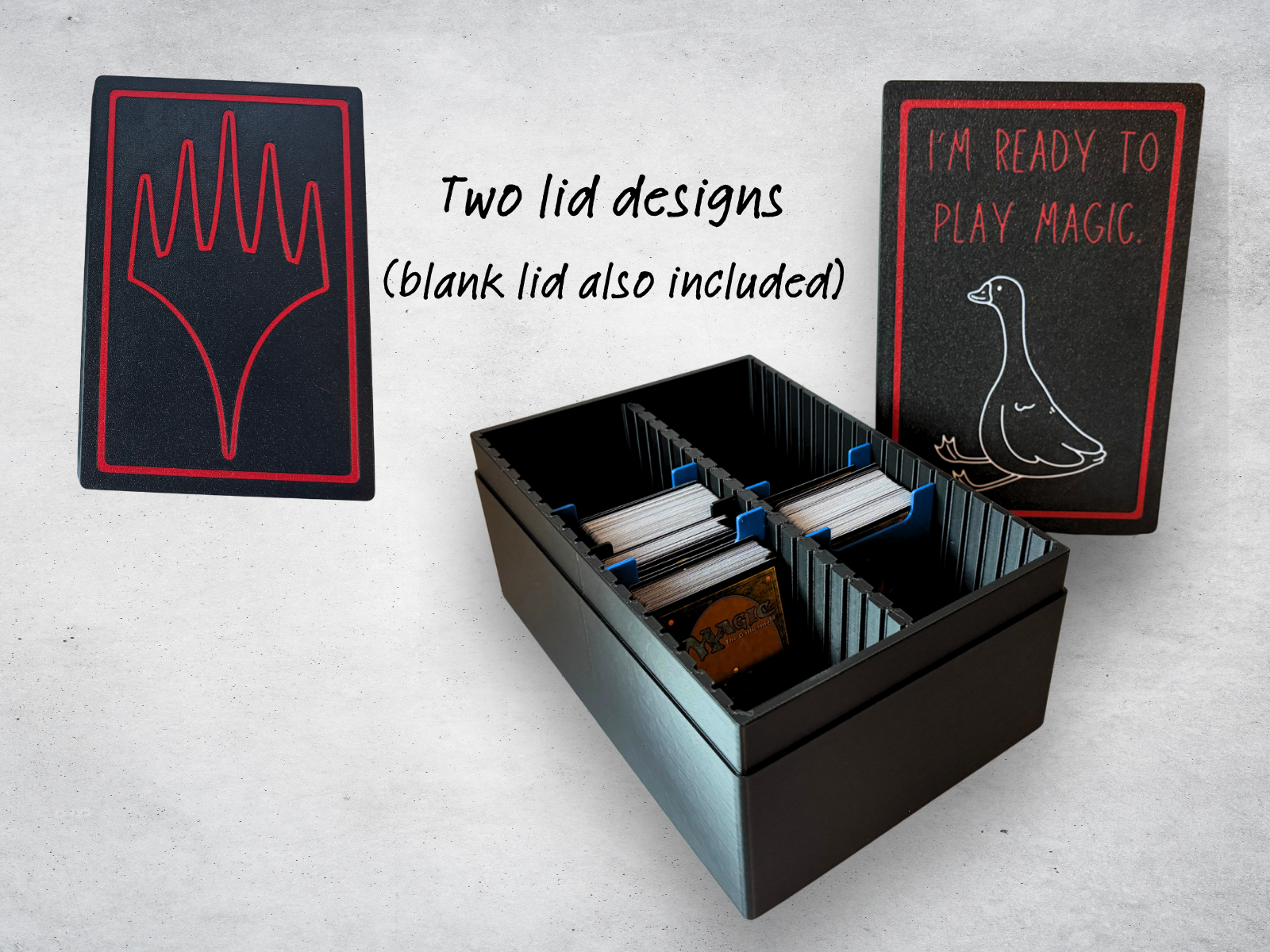 Magic/Commander Card Organizer Box