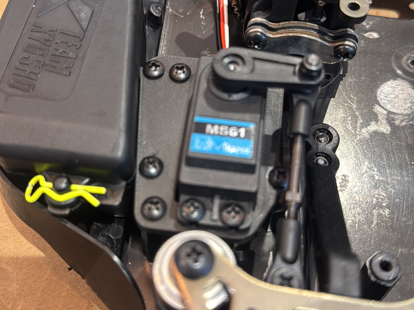Kyosho MP9 Servo Bracket - Electric Conversion