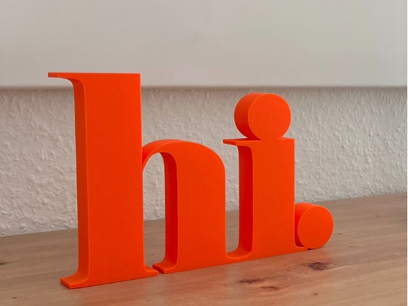 hi. Aufsteller