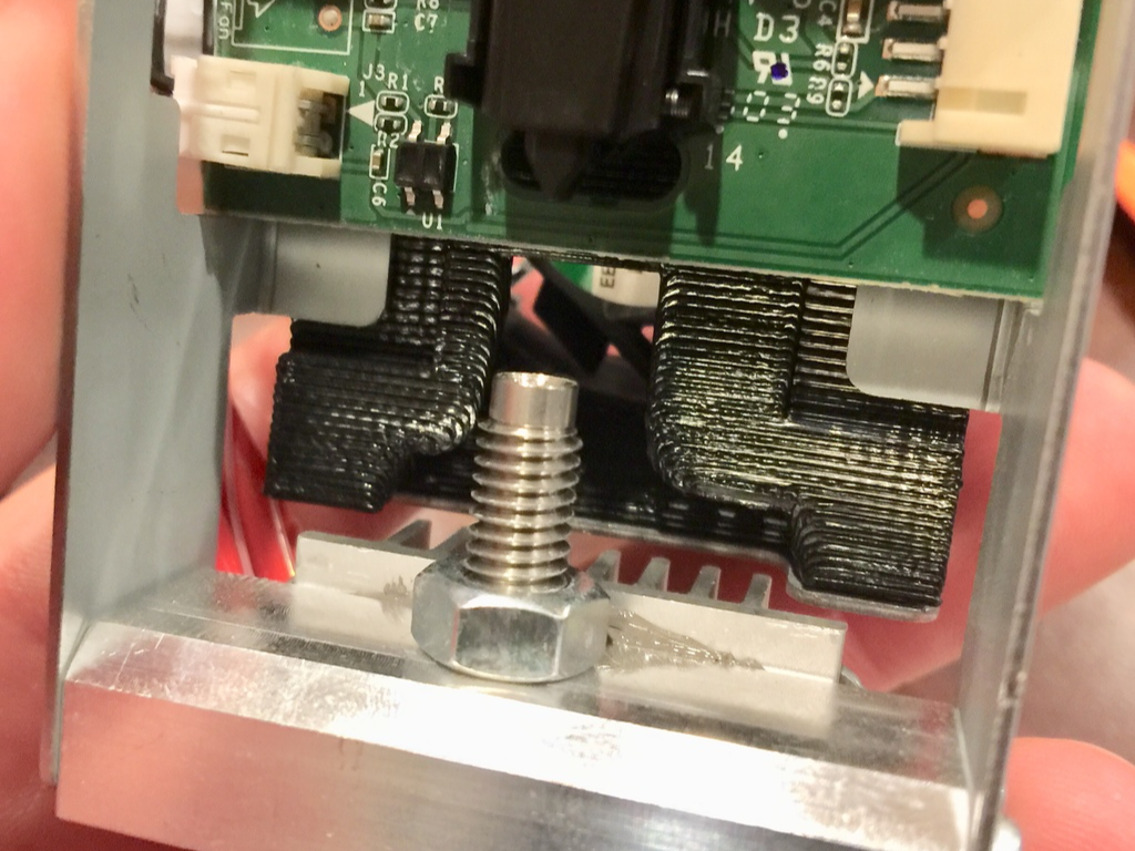 Davinci 1.0A extruder fan duct