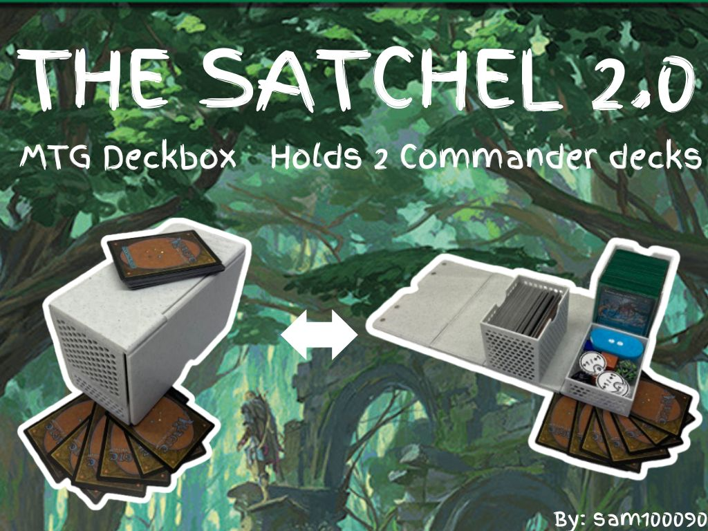 The Satchel 2.0: MTG deck box  (DEPRECIATED)