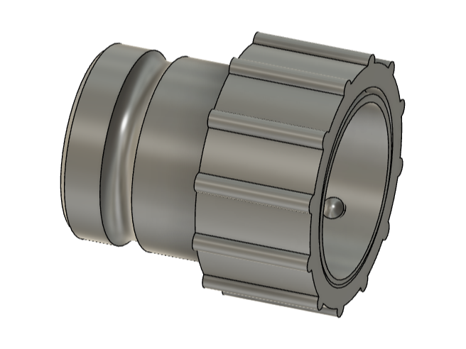Dewalt Airlock to Camlock vacuum adaptor