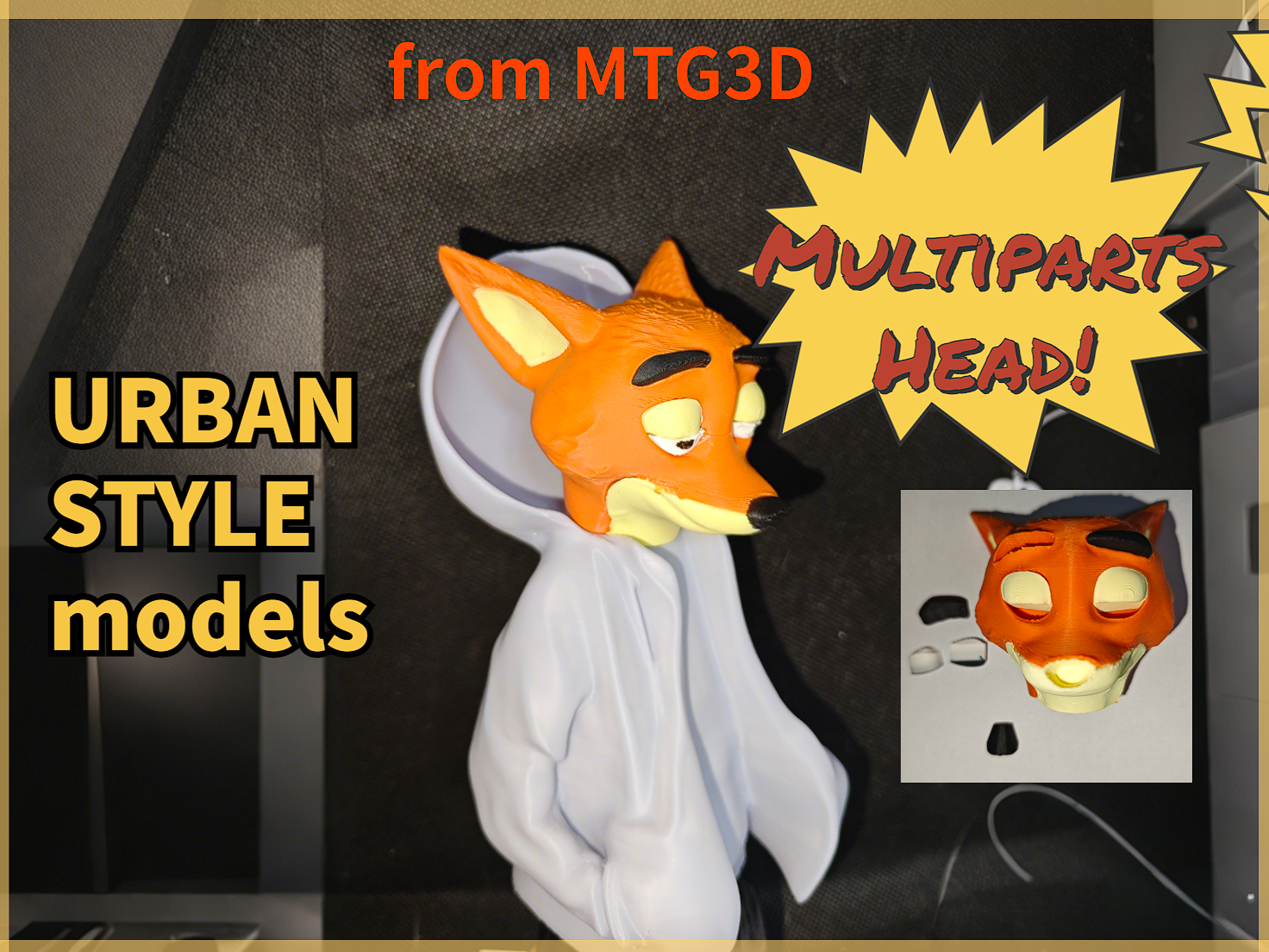 URBAN STYLE BUGS BUNNY EXHEAD:Nick Wilde Zootopia