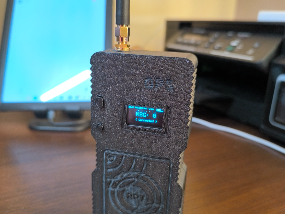 MeshCore Magneto MK1  Heltec V4 Case GPS + 2x18650