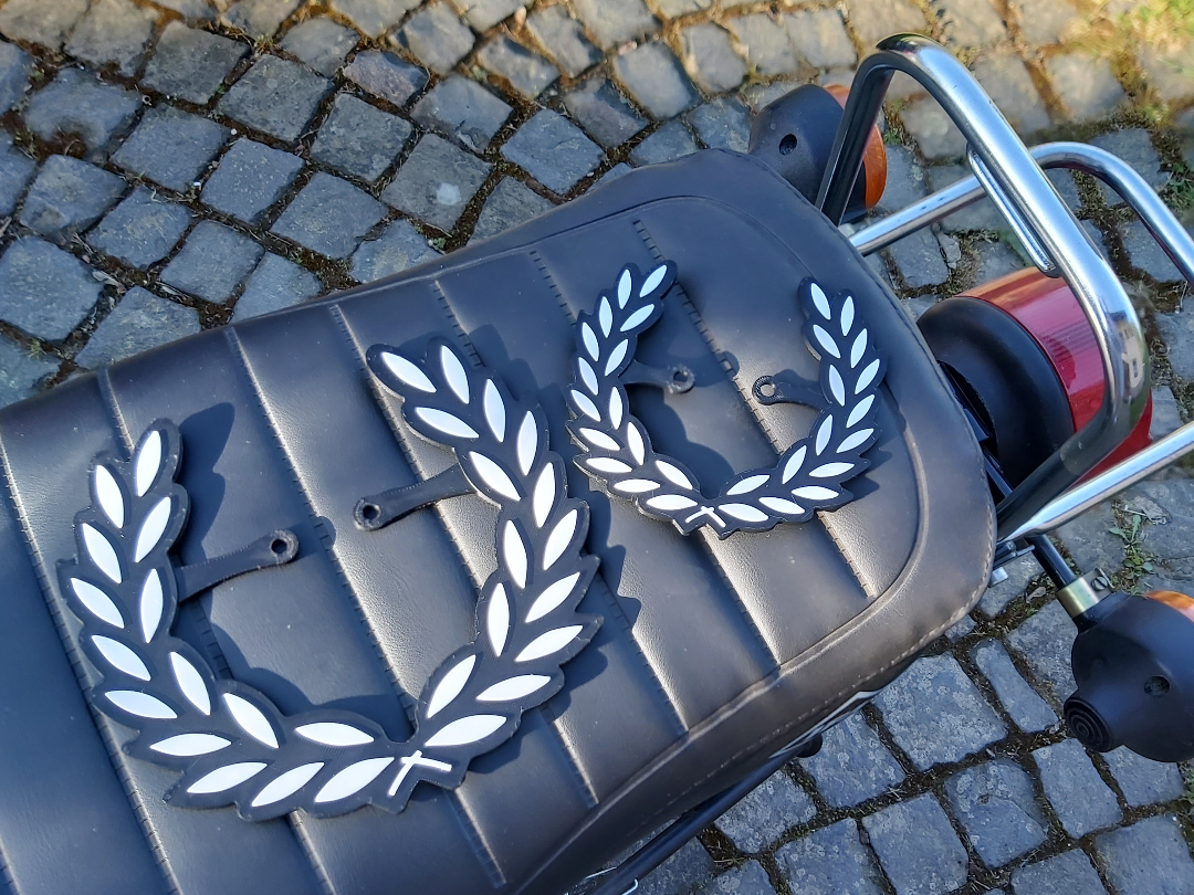 Kranz Kennzeichen / Showkennzeichen für's Moped