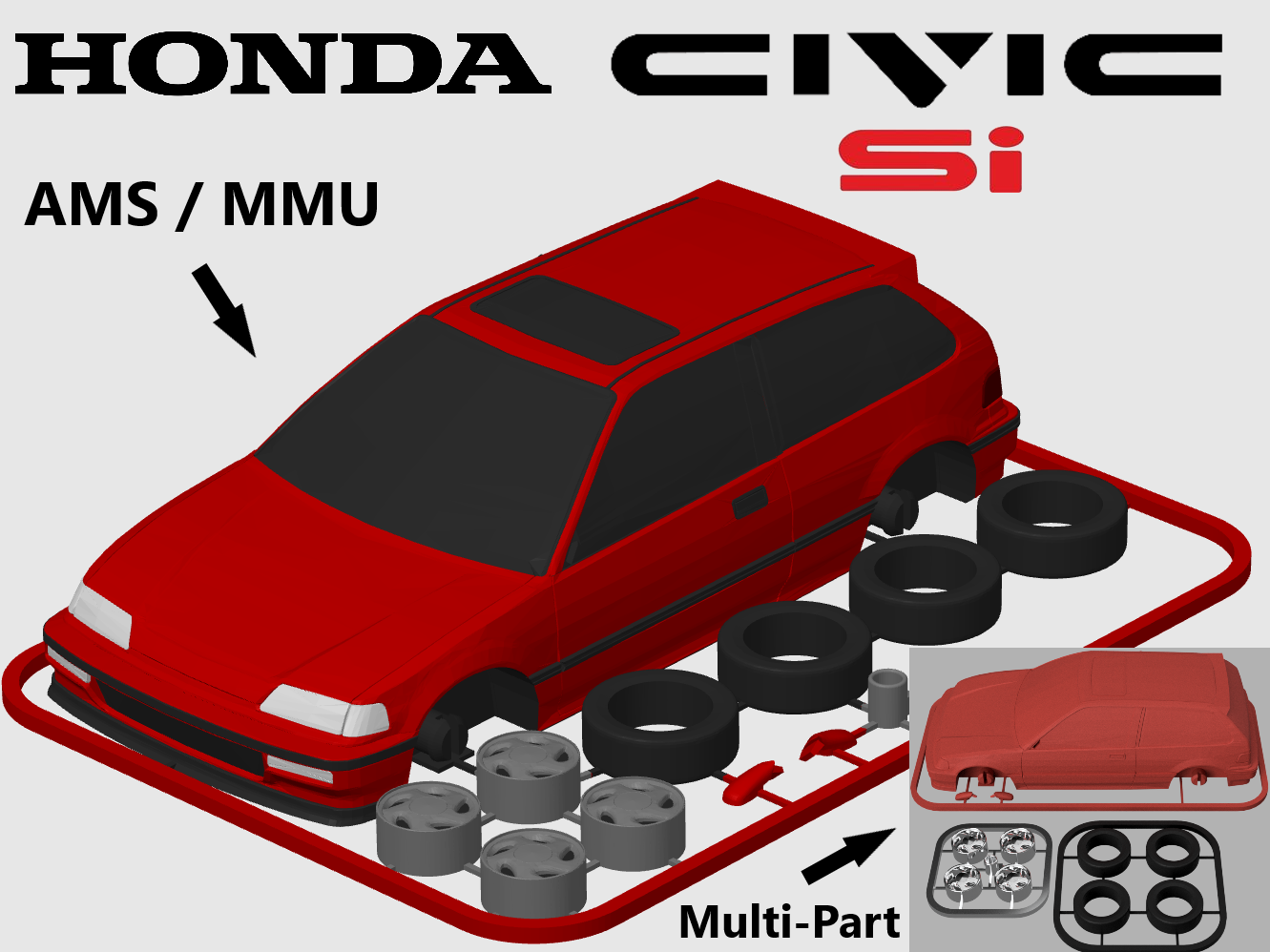 Honda Civic EF SI (EF9) Kit Card