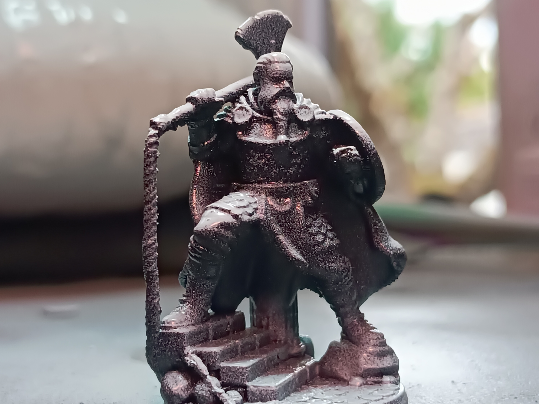human warrior suportless miniature