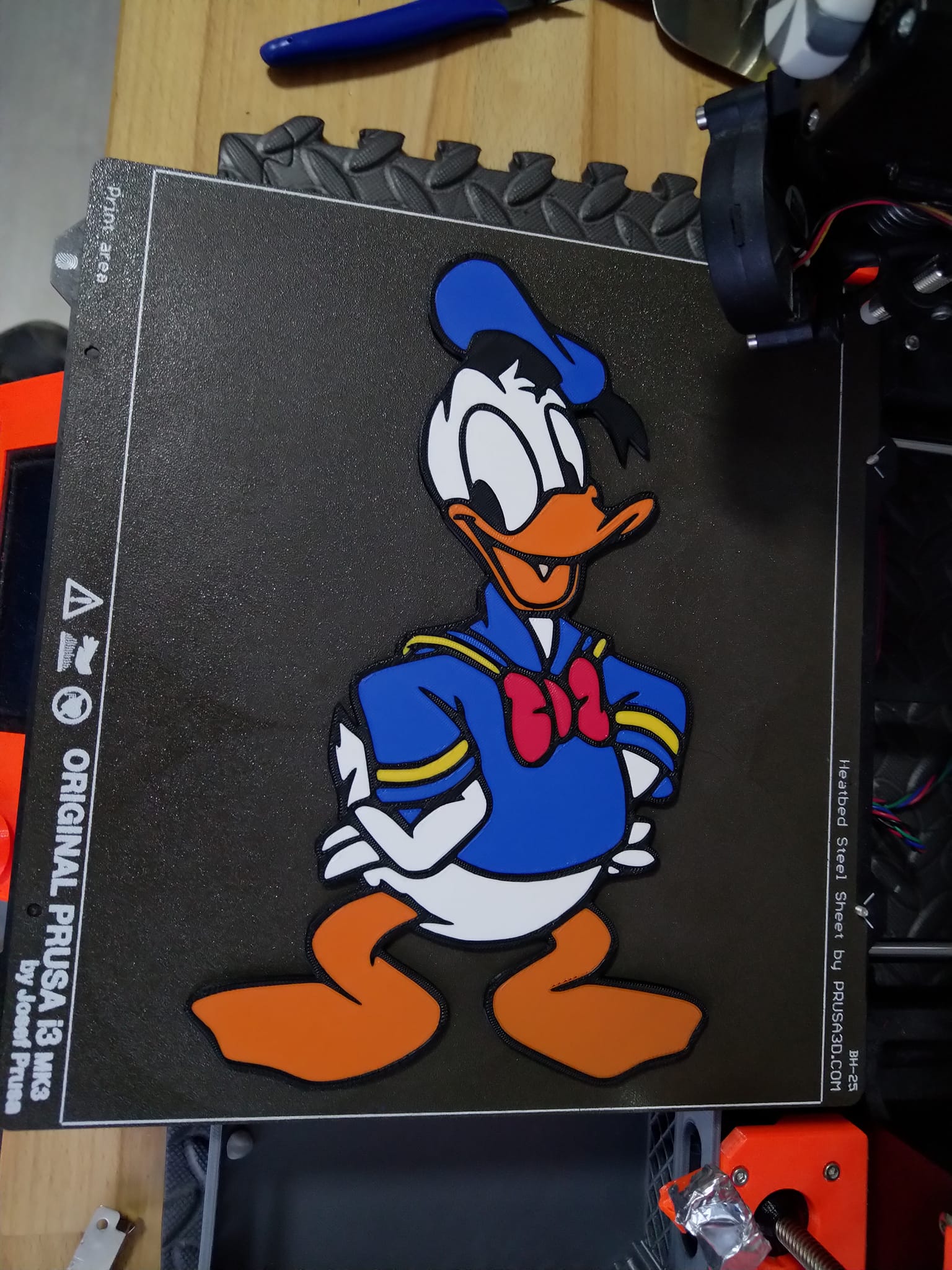 Donald Duck double sided multicolor