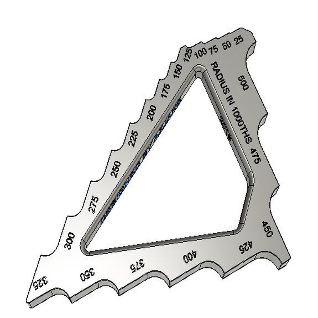 Radius gauge