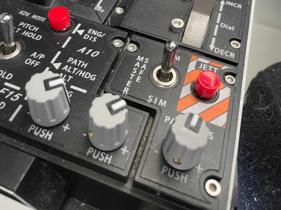 F18 Hornet Cockpit Knobs. (Winwing Compatible)