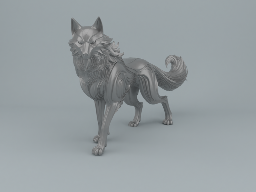 Abstract Wolf