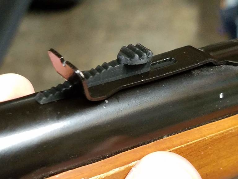 Red Ryder bb gun sight elevator
