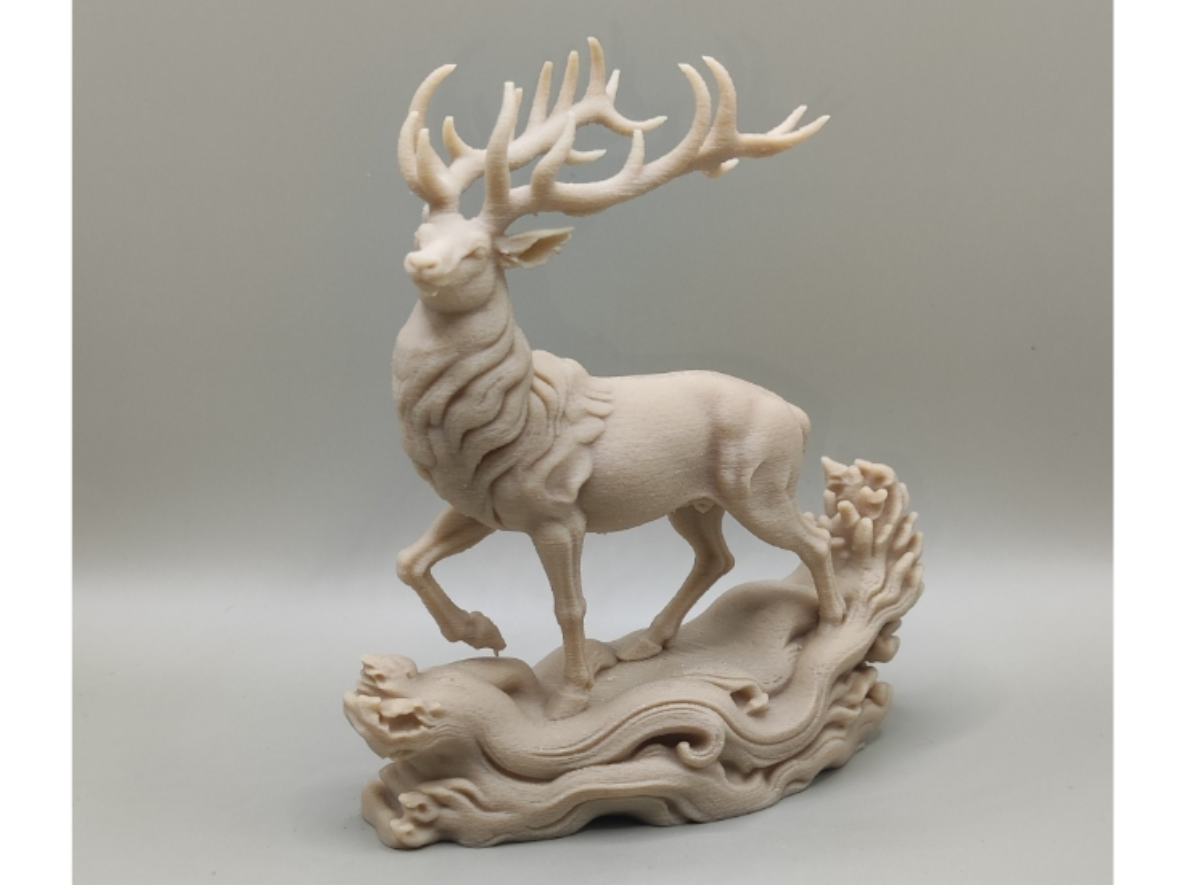 Deer in the forest figurine decoration