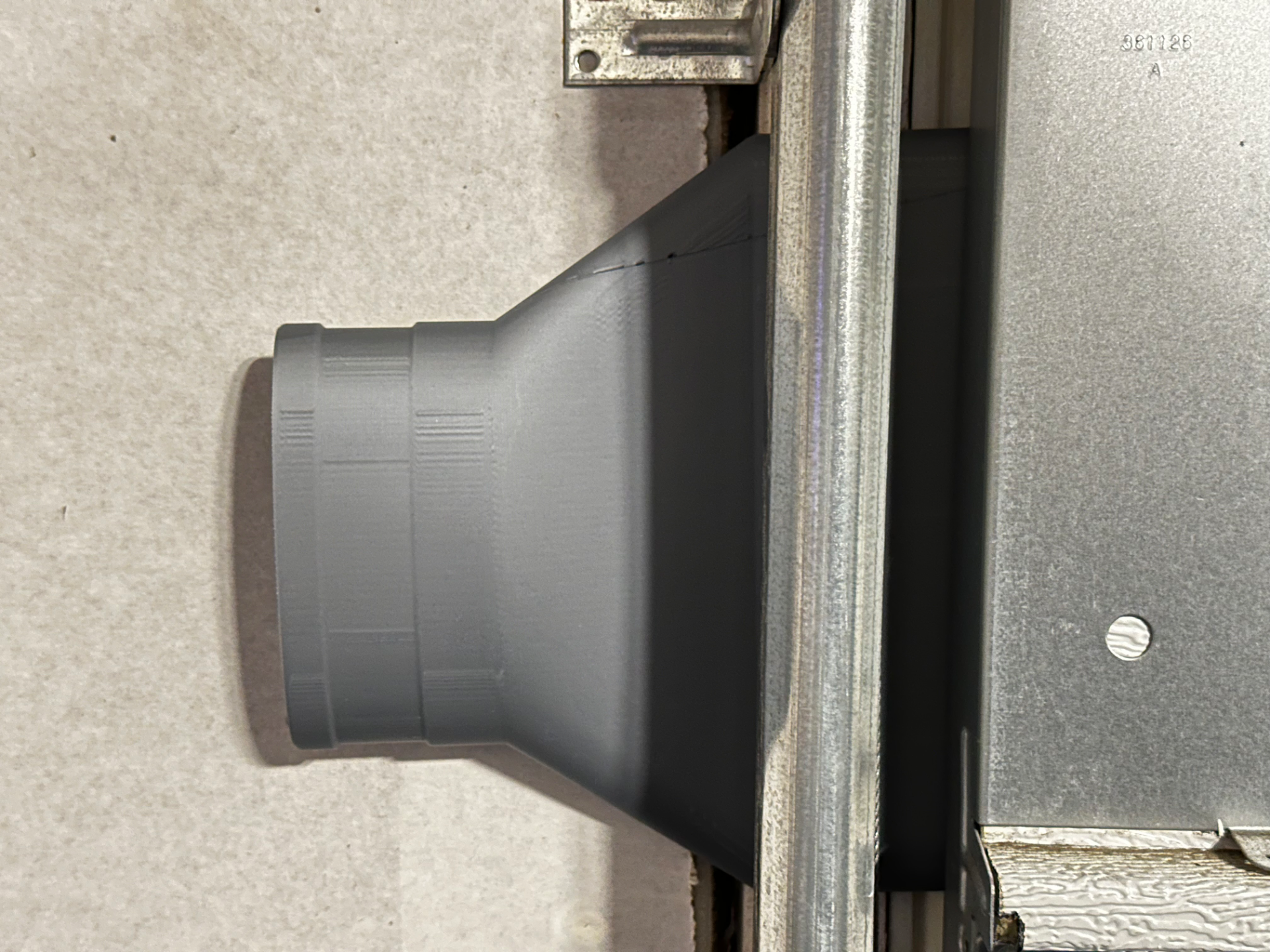 vent hose adapter for garage gaps