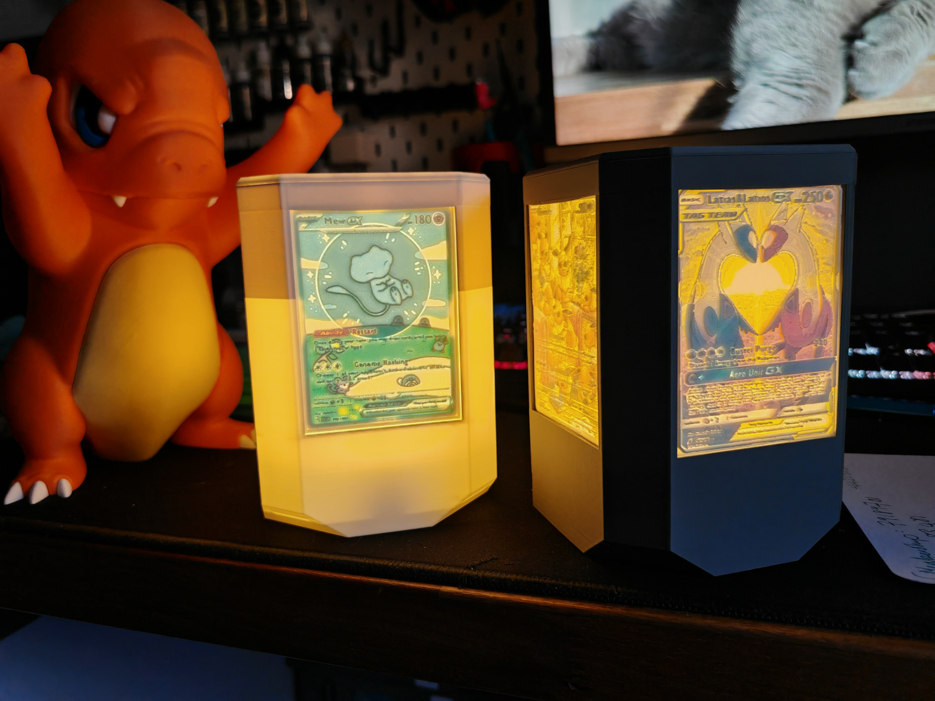 Pokemon Card Lithophane Kolvatten Lamp