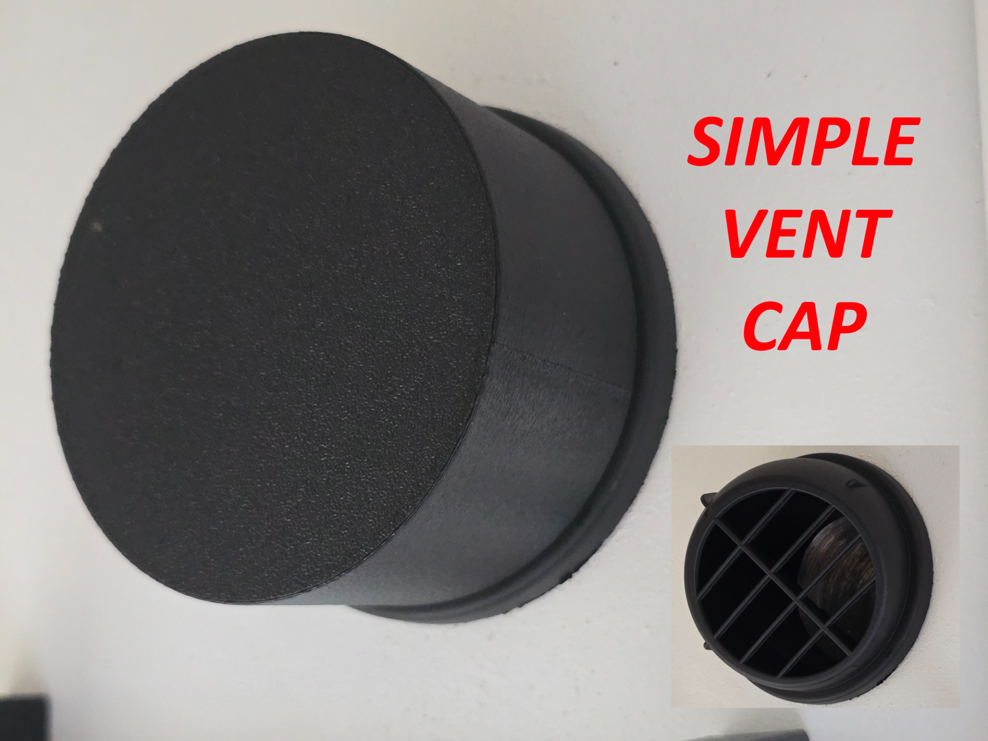 Simple Diesel Heater Vent Cap