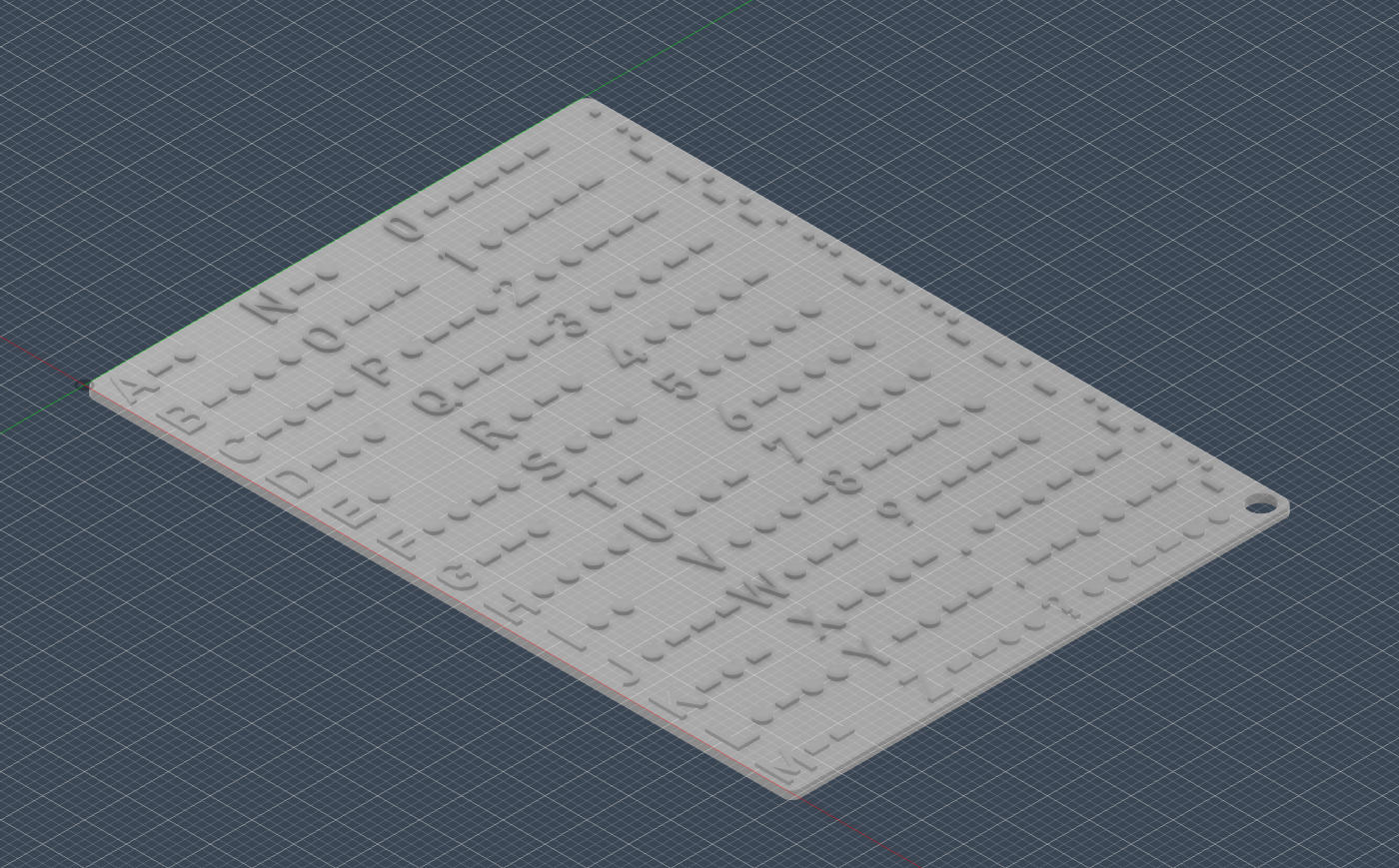 Morse Code Karte