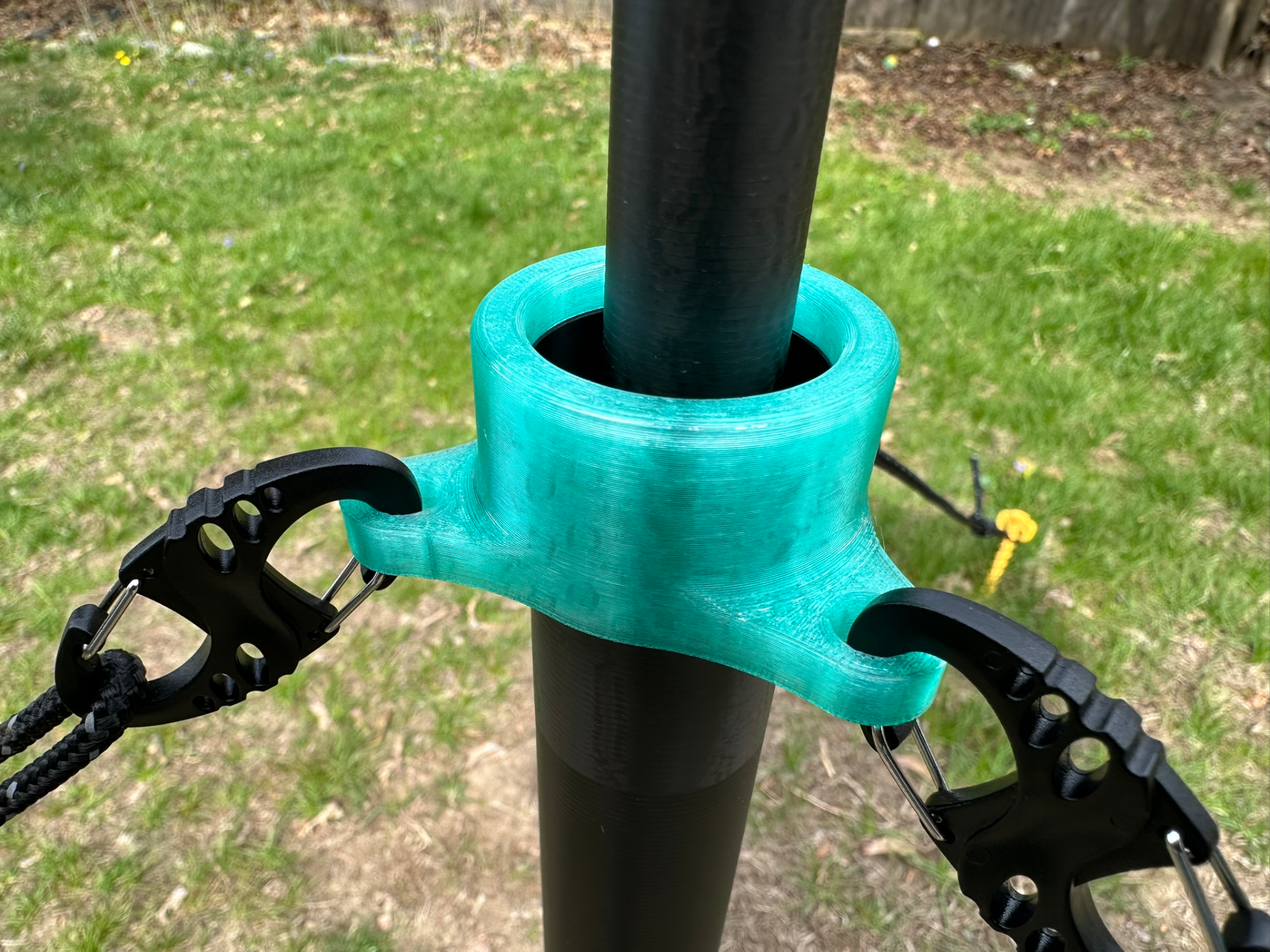 Ham Radio Outlet 33ft Carbon Fiber Mast Guy Ring