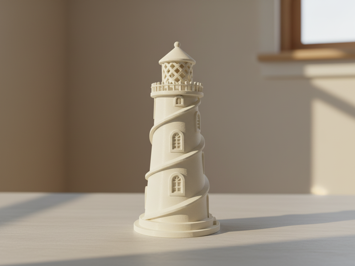 Coastal Lighthouse Sculpture