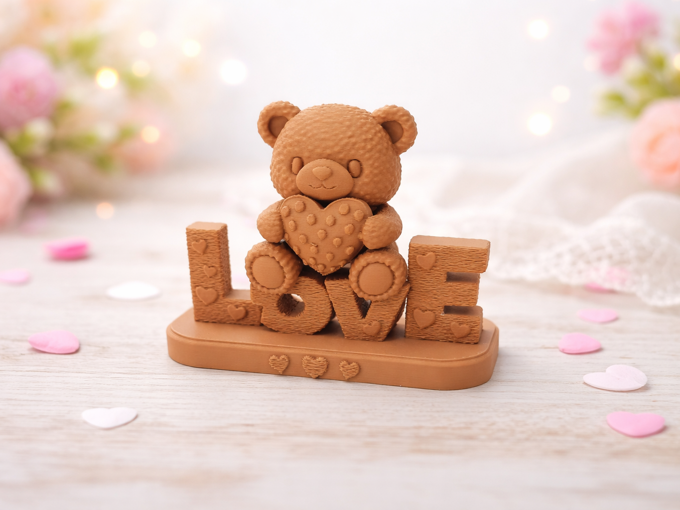 Kuschelbaerchen LOVE Herzbotschaft