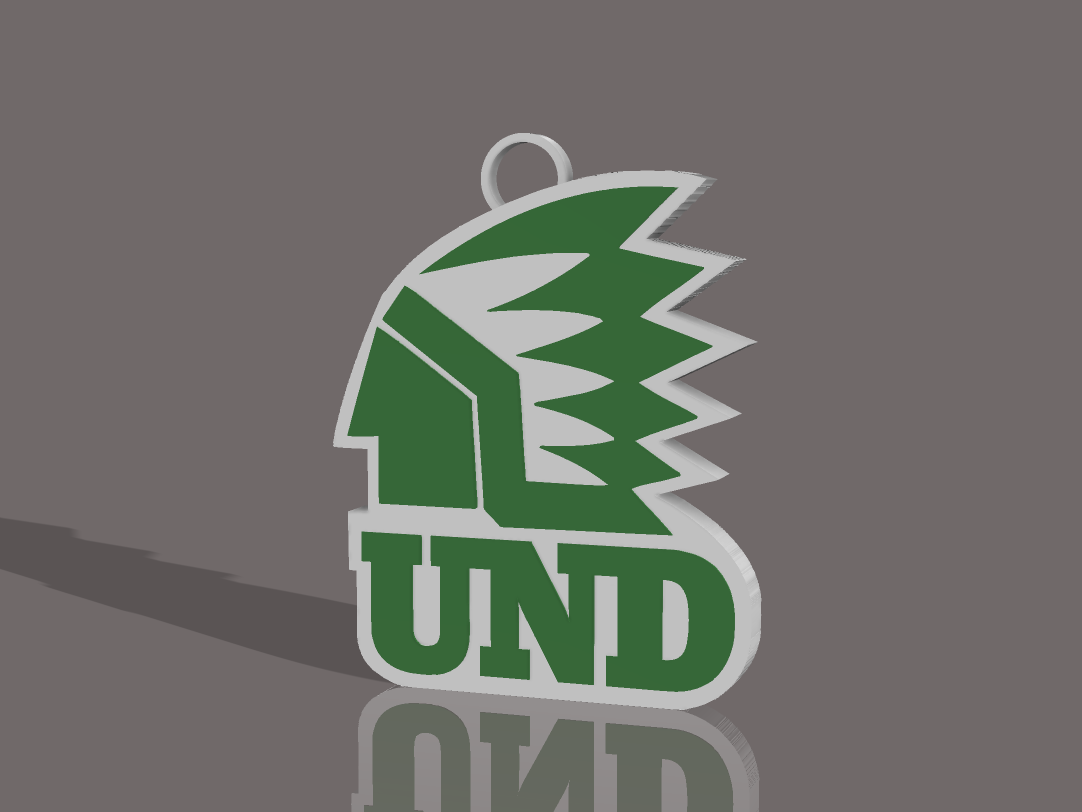 UND Logo Pendent (Old School)