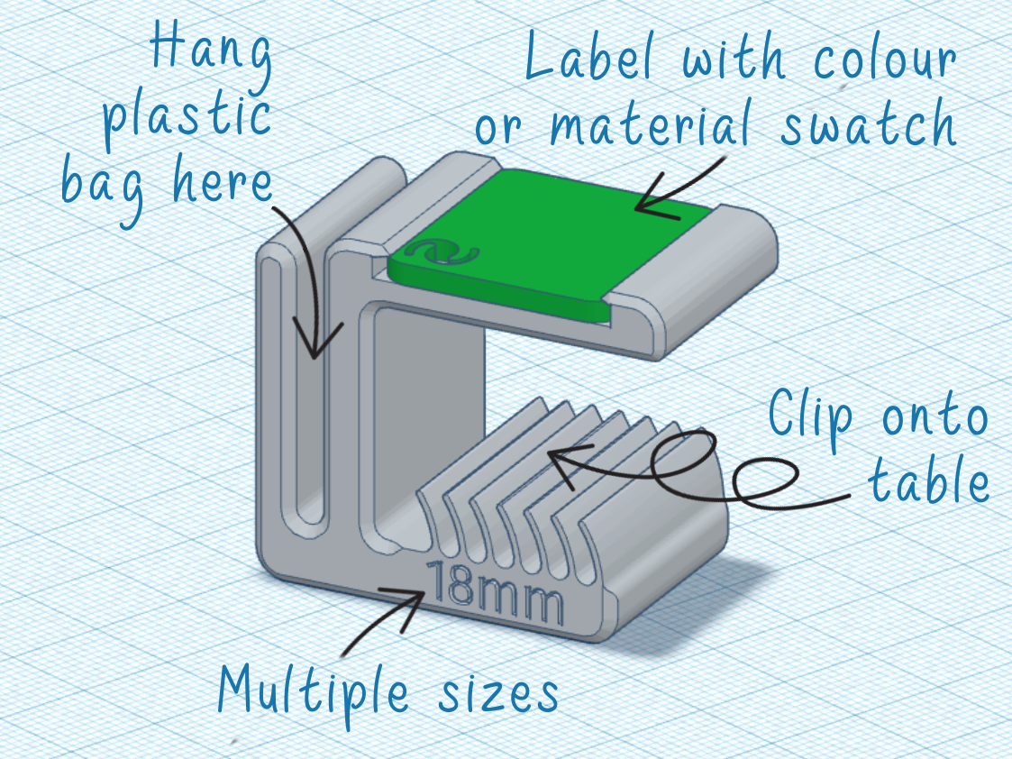 Poop sorting hook system