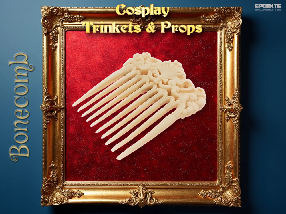 Cosplay - Bone Comb 01 - Hair Decorations
