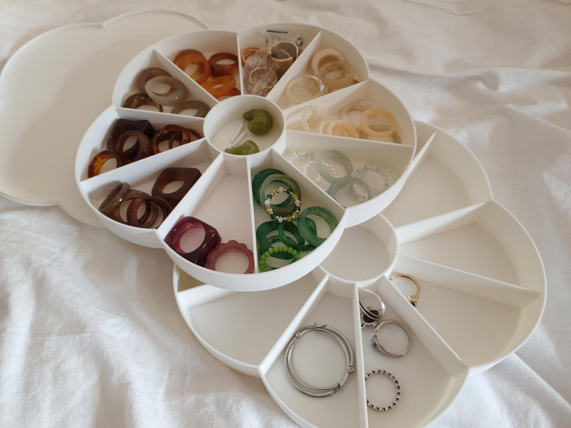 Flower Shaped Jewelry Box
