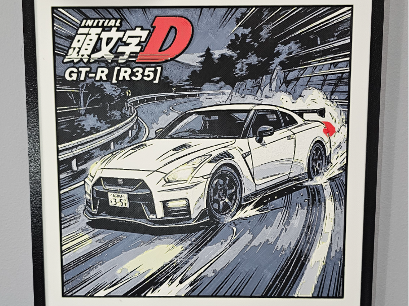 R35 GTR Inspired by Initial D Artwork 7C