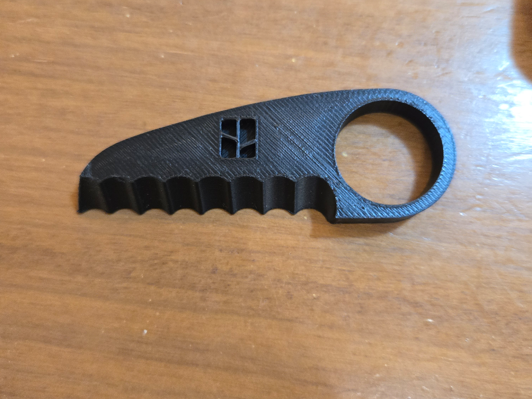 serrated packaging knife