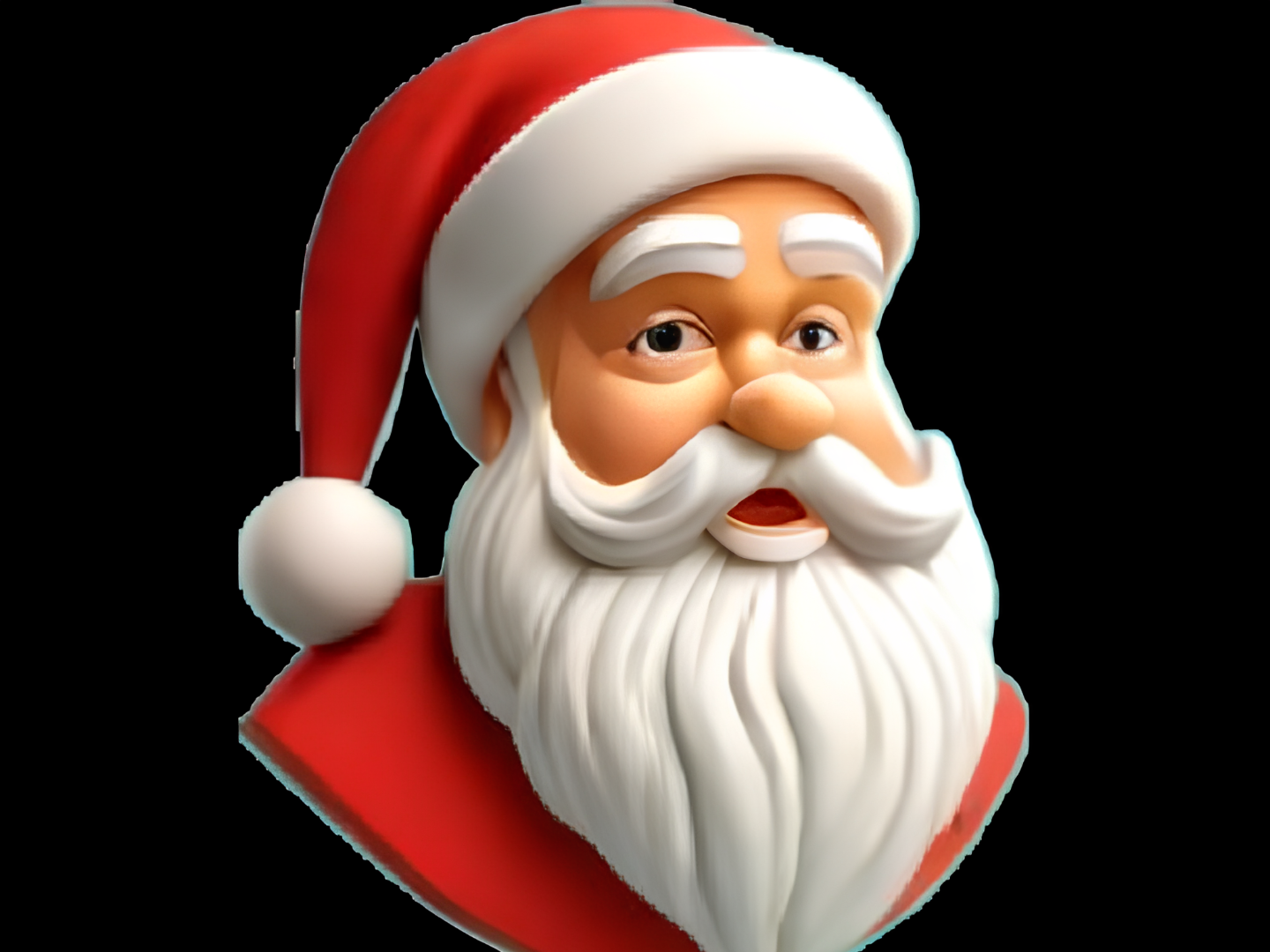 Christmas Santa Bust