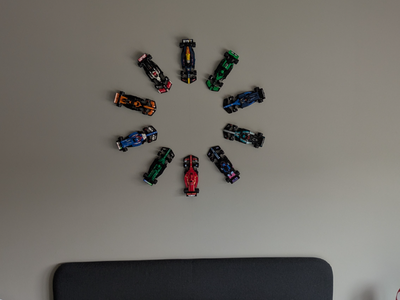 Compatible Speed champions F1 - Wall mount 360