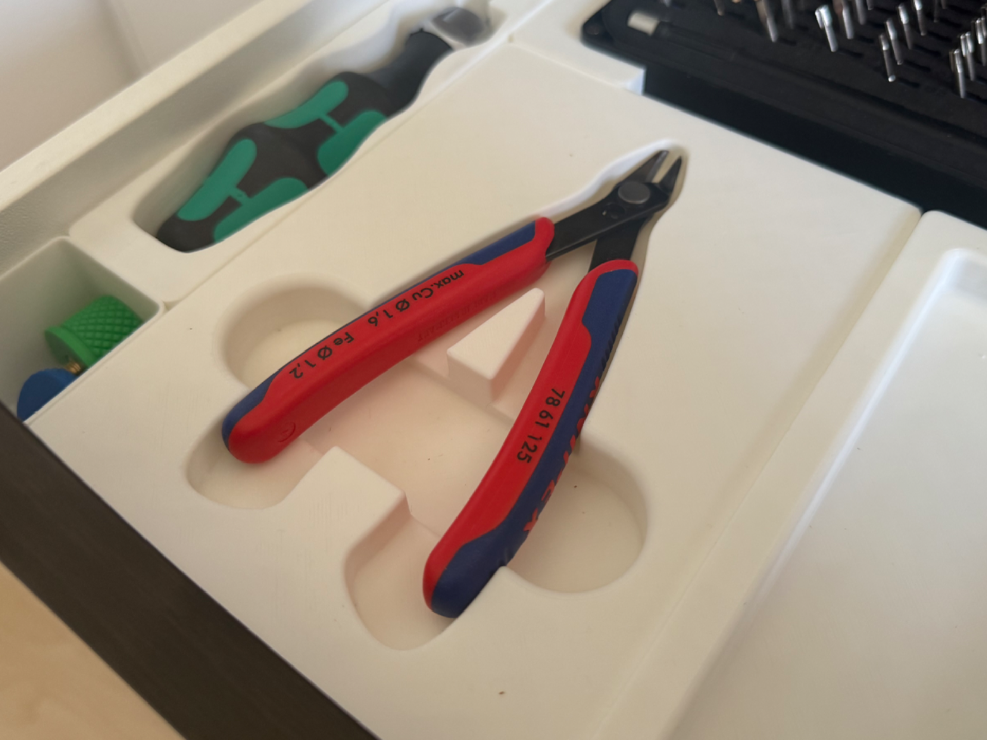 gridfinity knipex 78 61 125 side Cutter