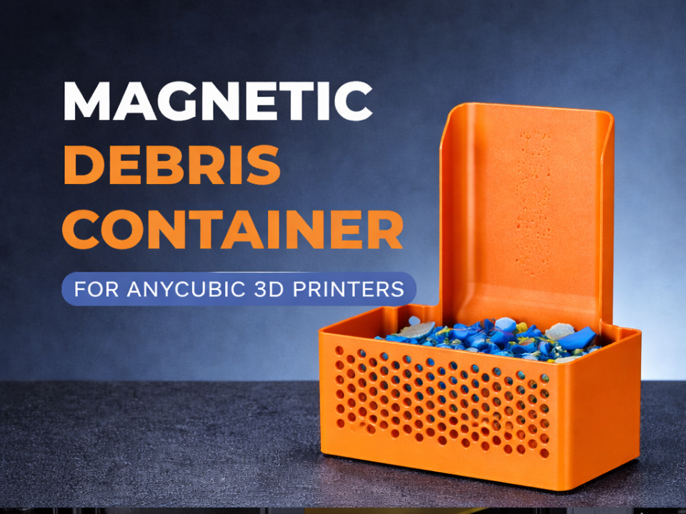 Contenedor de cacas para Impresora 3D (Anycubic)