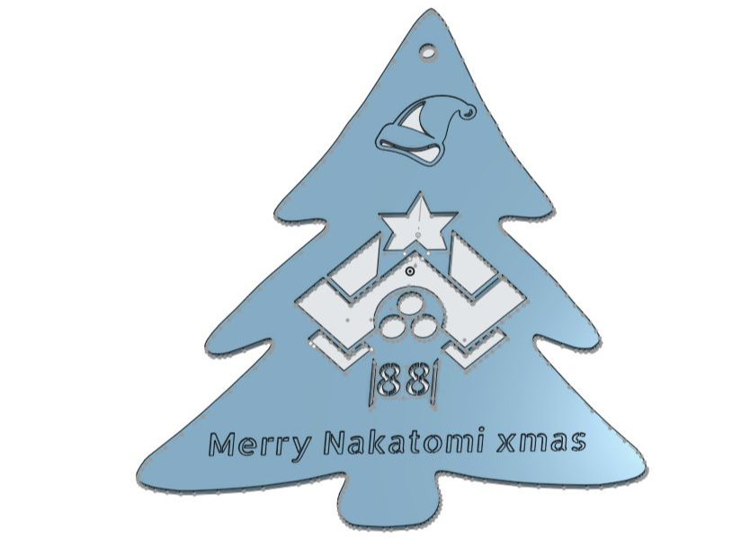 Nakatomi Christmas tree ornament