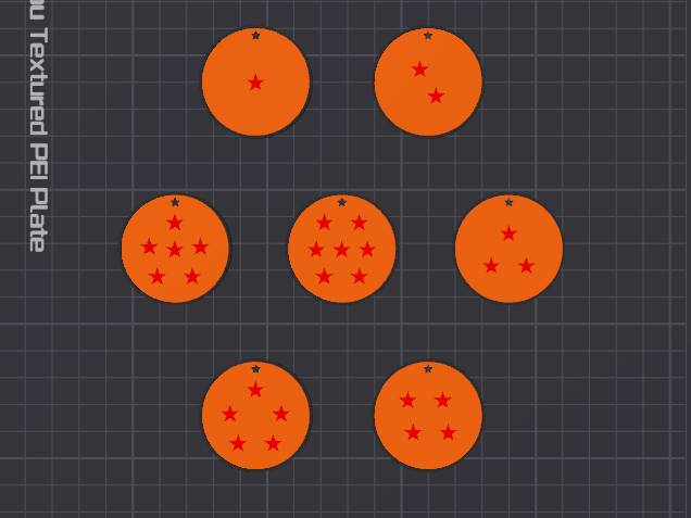 Dragon Balls Keychain