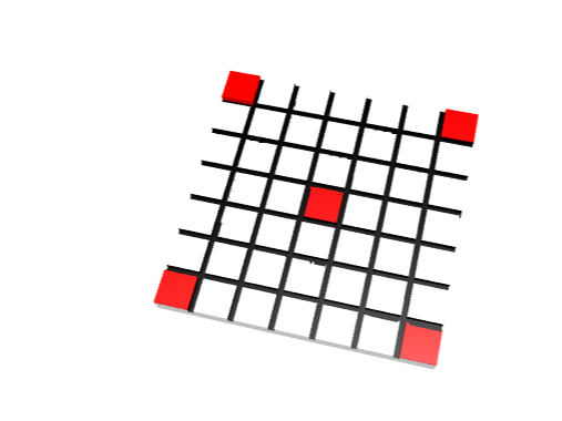 Hnefatafl Spielbrett 7x7
