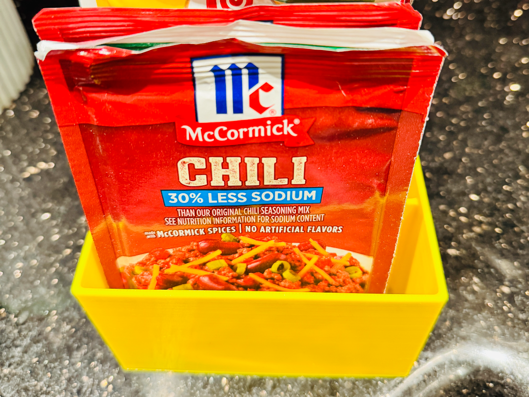 TACO and Chili Packet organizer