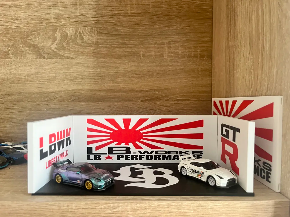 LBWK liberty Hotwheels 1/64 garage