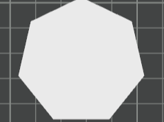 Flat Heptagon — 2D Basic Shape (Printable STL)