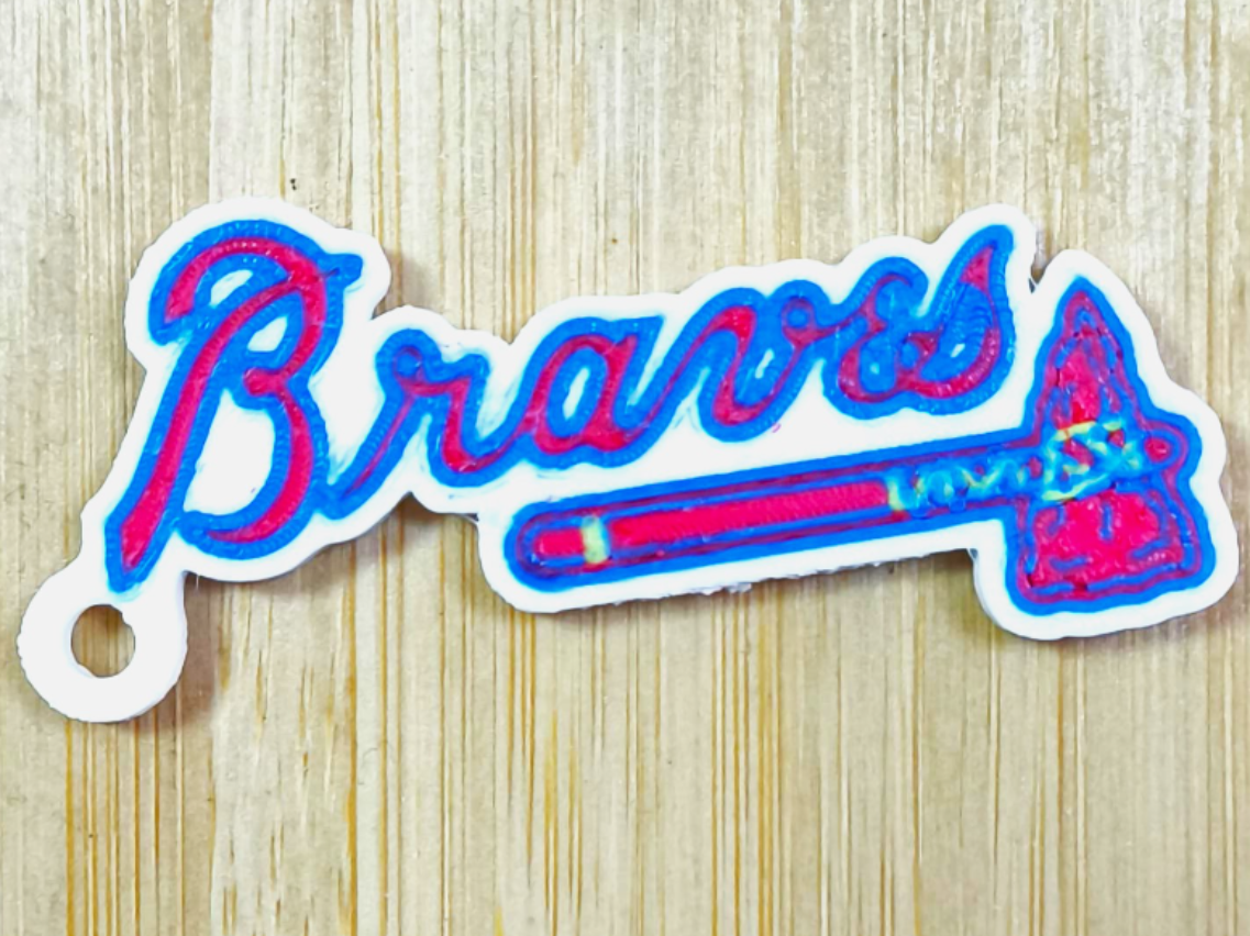 Atlanta Braves Keychain