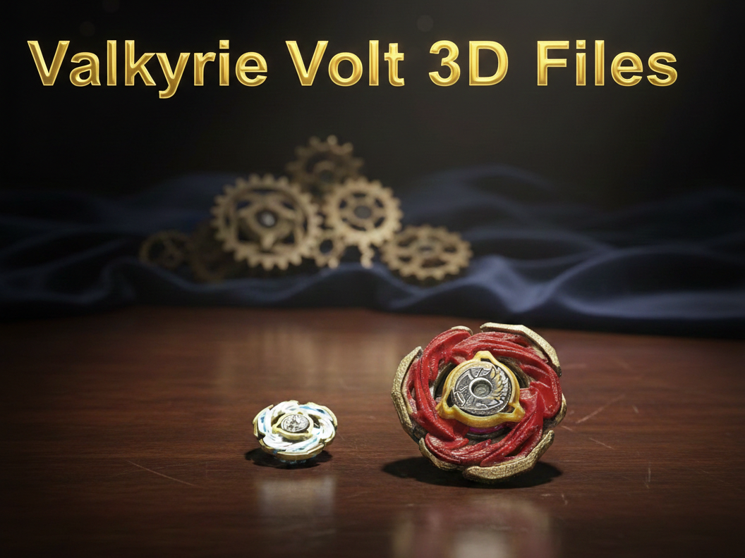 Valkriye volt blade 3d files Beyblade x