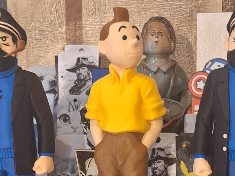 FIGURA DE TINTIN Y MILOU